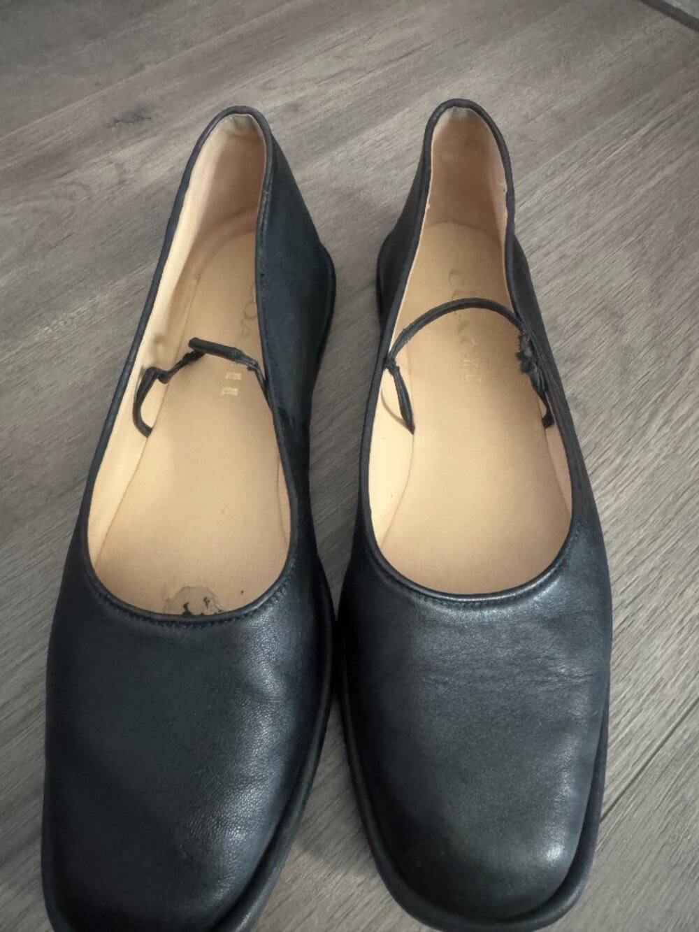 Coach Black Leather Flats | Size 7B | Store Try-On Pair | Read Description - Picture 10 of 16